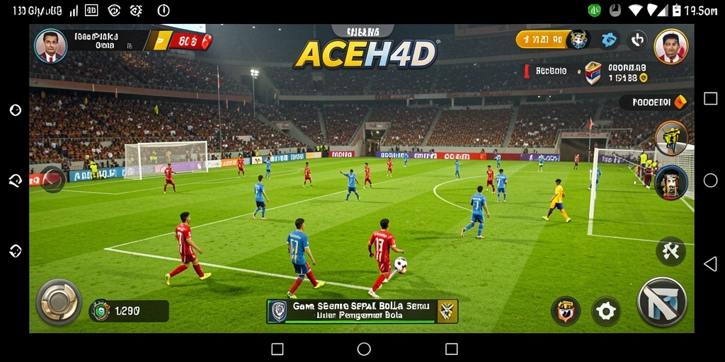 Screenshot ACEH4D menampilkan aksi seru di lapangan sepak bola.