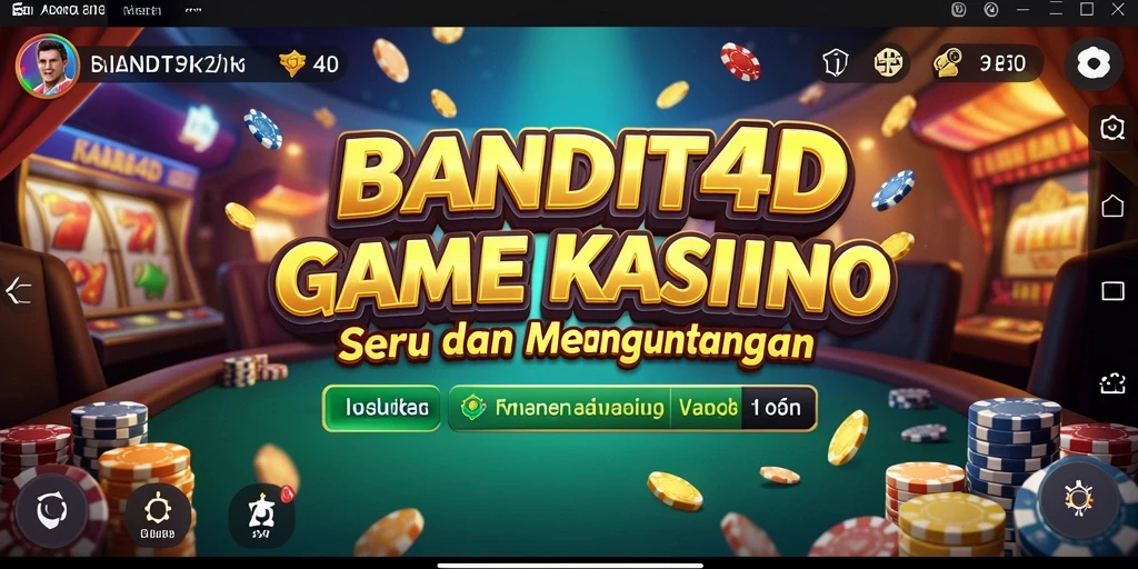 Tampilan gameplay Kasino yang menarik dan mendebarkan.