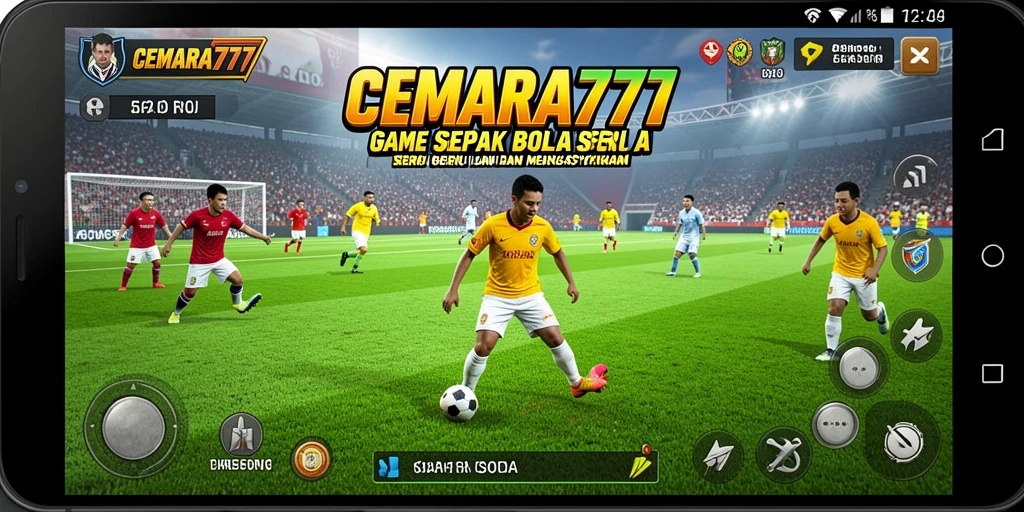 Tampilan menarik dari gameplay sepak bola CEMARA777.