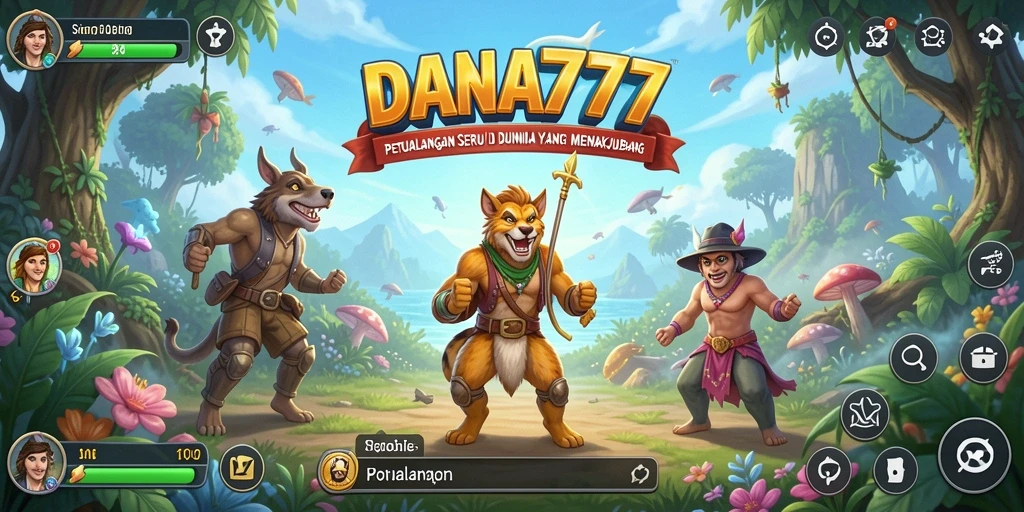 Tampilan gameplay DANA777 yang memukau dan penuh petualangan.