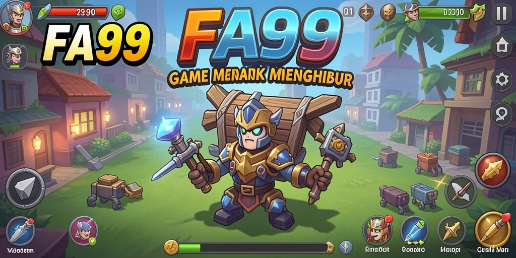 Screenshot gameplay FA99 menampilkan kemajuan dalam game Idle yang menarik.