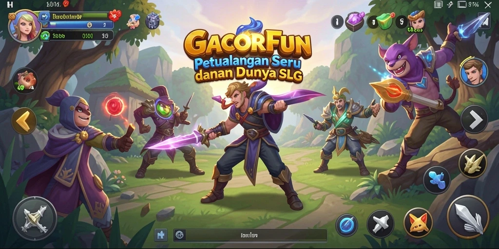 Tampilan gameplay GACORFUN yang menarik dan seru.