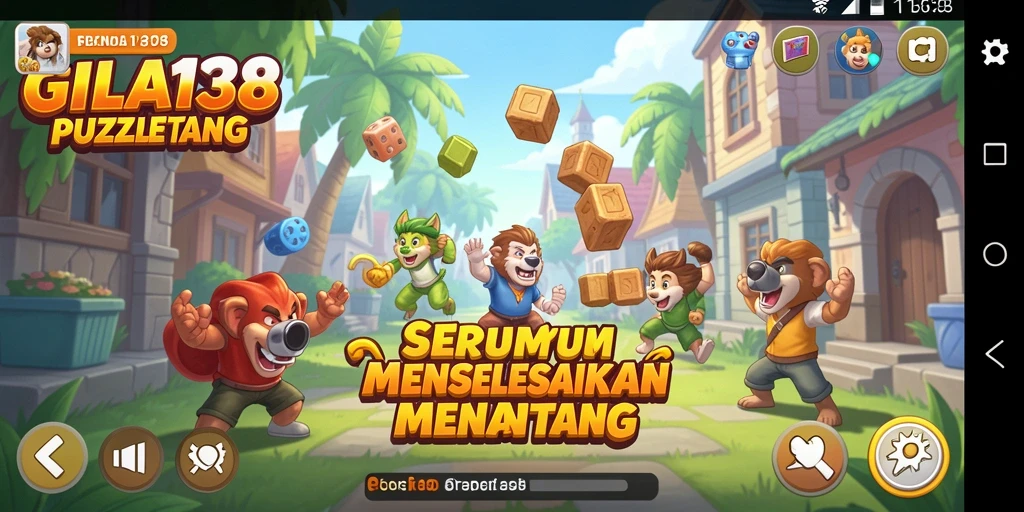 Screenshot GILA138 menampilkan gameplay yang menarik dan penuh warna.