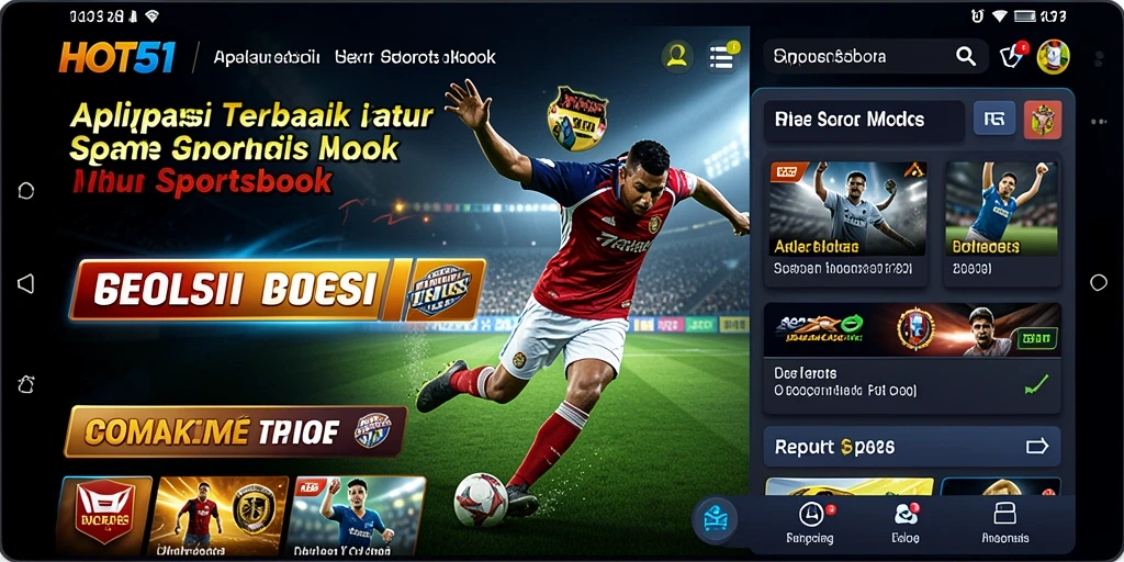 Screenshot HOT51 menunjukkan antarmuka taruhan yang intuitif dan menarik.