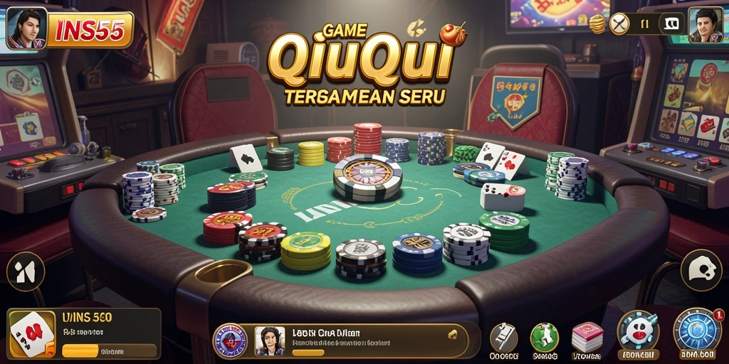Tampilan gameplay QiuQiu yang menegangkan dan seru