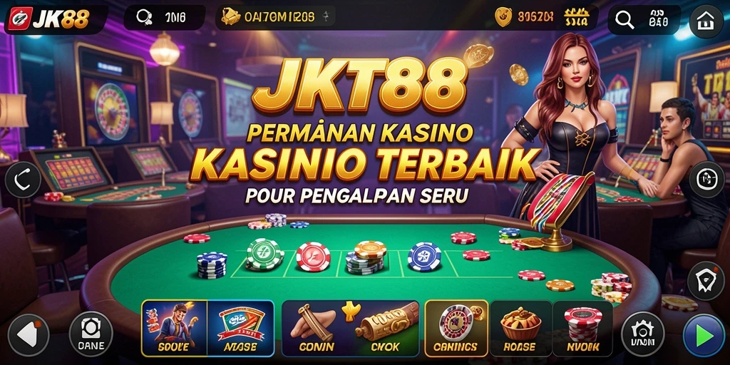 Tangkapan layar JKT88 menunjukkan para pemain menikmati permainan Kasino yang mendebarkan.