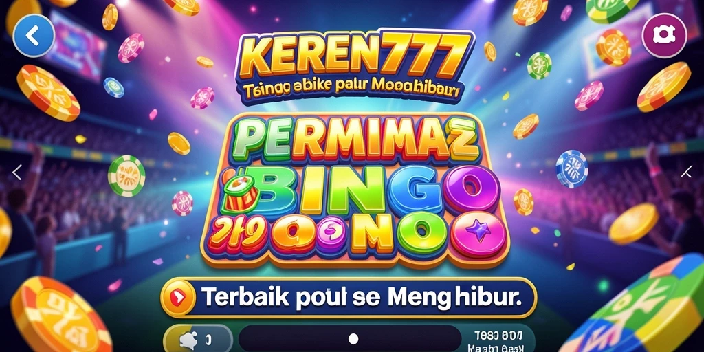 Tampilan gameplay KEREN777 yang seru dan menarik saat bermain Bingo.