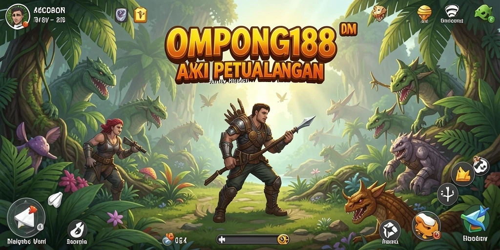 Tampilan gameplay OMPONG188 yang penuh aksi dan tantangan.