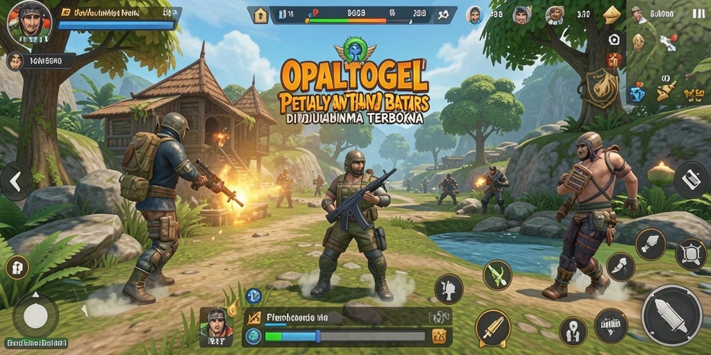 Tampilan gameplay seru di dunia terbuka OPALTOGEL.