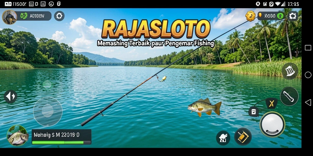 Tampilan screenshot RAJASLOTO menampilkan pengalaman memancing yang seru dan menarik.