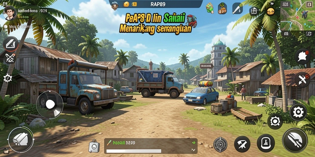 Screenshot utama RAP89 menampilkan gameplay simulasi yang menarik.