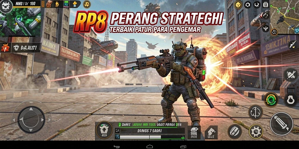 Tampilan gameplay RP8 yang seru dan strategis.