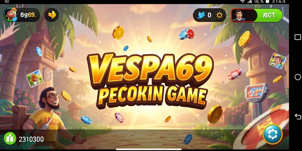 Tampilan menarik dari gameplay slot VESPA69 yang menghibur.