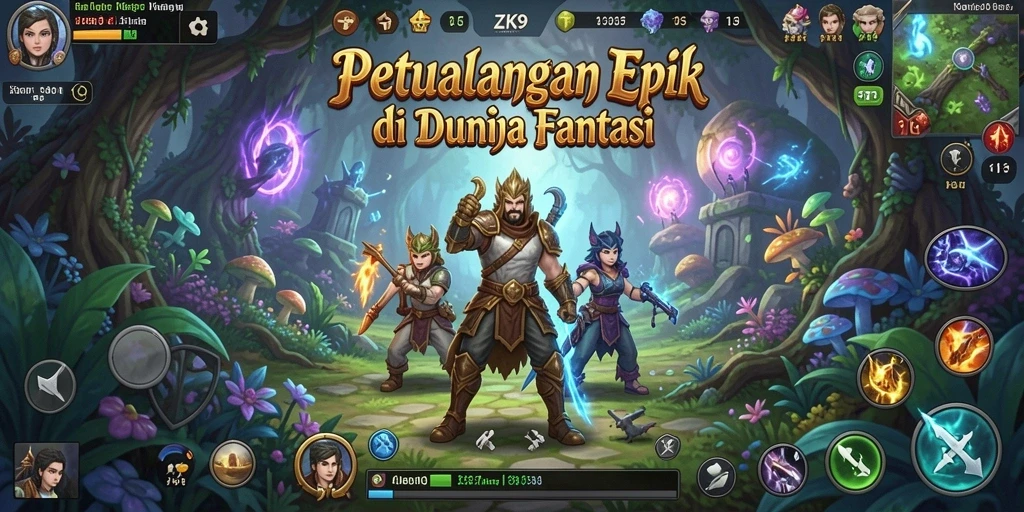Tampilan luar biasa dari gameplay ZK9 yang menyuguhkan petualangan mendebarkan.
