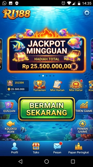Screenshot aplikasi ri188 menunjukkan kemudahan untuk mencari aplikasi.